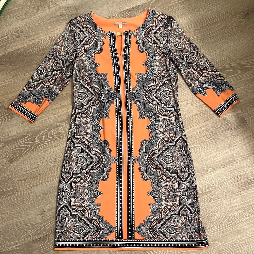 Elegant Patterned Dress